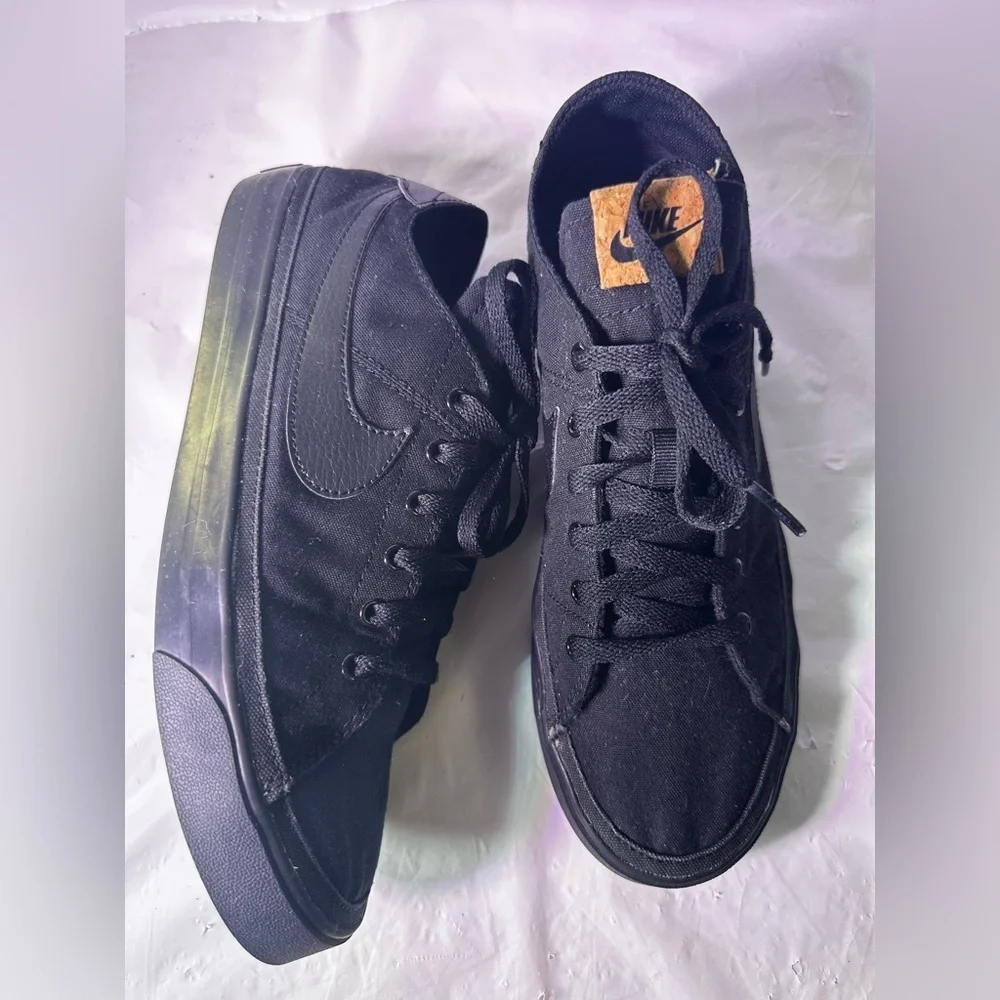 Nike All-Black Low-Top Sneakers